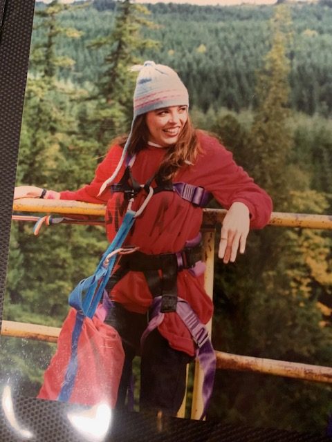 Teri Bungee Jumping in 1994